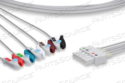ECG PATIENT CABLE 5 LEAD CLIP ECG PATIENT CABLE 5 LEAD CLIP