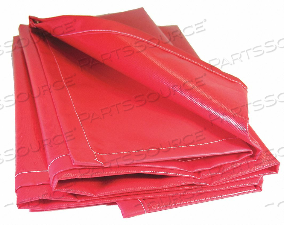 TARP RED 3 X 20 FT 4 IN CUT SIZE by Mauritzon