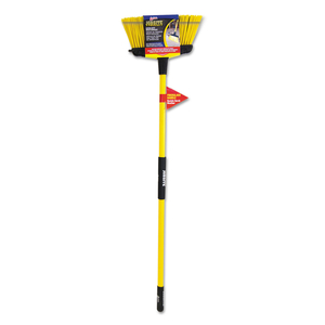 JOB SITE SUPER-DUTY MULTISURFACE UPRIGHT BROOM, 16 X 54, FIBERGLASS HANDLE, YELLOW/BLACK by Quickie