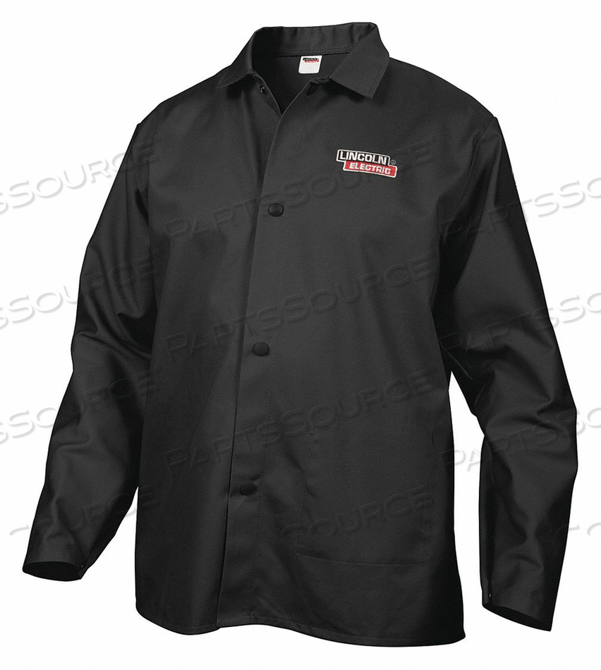 WELDING JACKET BLACK 2XL 33 IN L by Lincoln Electric