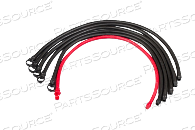 COMPLETE SET MINIPRESS ELASTICORDS (1) RED LIGHT LOAD & (5) BLACK NORMAL LOAD by Shuttle Systems - Contemporary Design