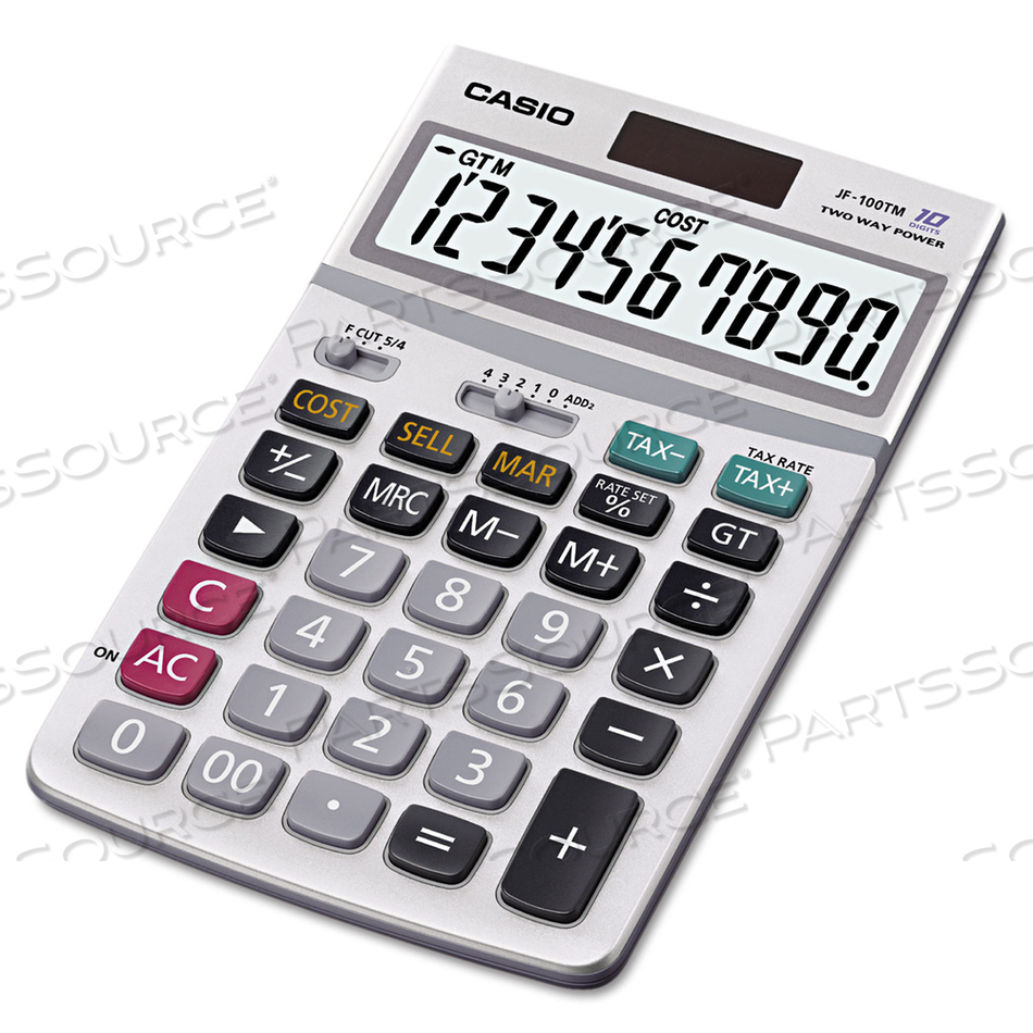 JF100MS DESKTOP CALCULATOR, 10-DIGIT LCD by Casio