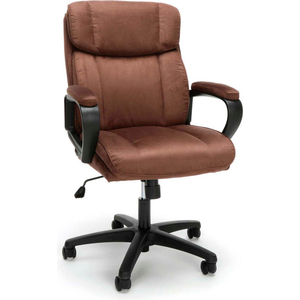 ESSENTIALS ESS-3082 PLUSH MICROFIBER OFFICE CHAIR, BROWN by OFM Inc
