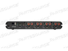 UNIVERSAL SECURE SINGLE-HEAD, KVM / AUDIO SWITCH, 4 X KVM / AUDIO, 1 LOCAL USER, DESKTOP by Belkin