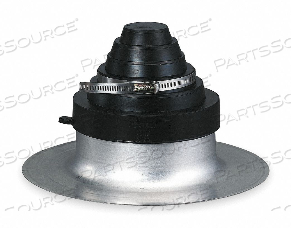14 IN.DIA ALUM ROOF VENT PIPE FLASHING, BASE SHAPE ROUND, BASE MATERIAL ALUMINUM, CAP/COLLAR MATERIAL EPDM, MATERIAL THICKNESS 0.1 IN, FOR R by Portals Plus 14 IN.DIA ALUM ROOF VENT PIPE FLASHING, BASE SHAPE ROUND, BASE MATERIAL ALUMINUM, CAP/COLLAR MATERIAL EPDM, MATERIAL THICKNESS 0.1 IN, FOR R by Portals Plus