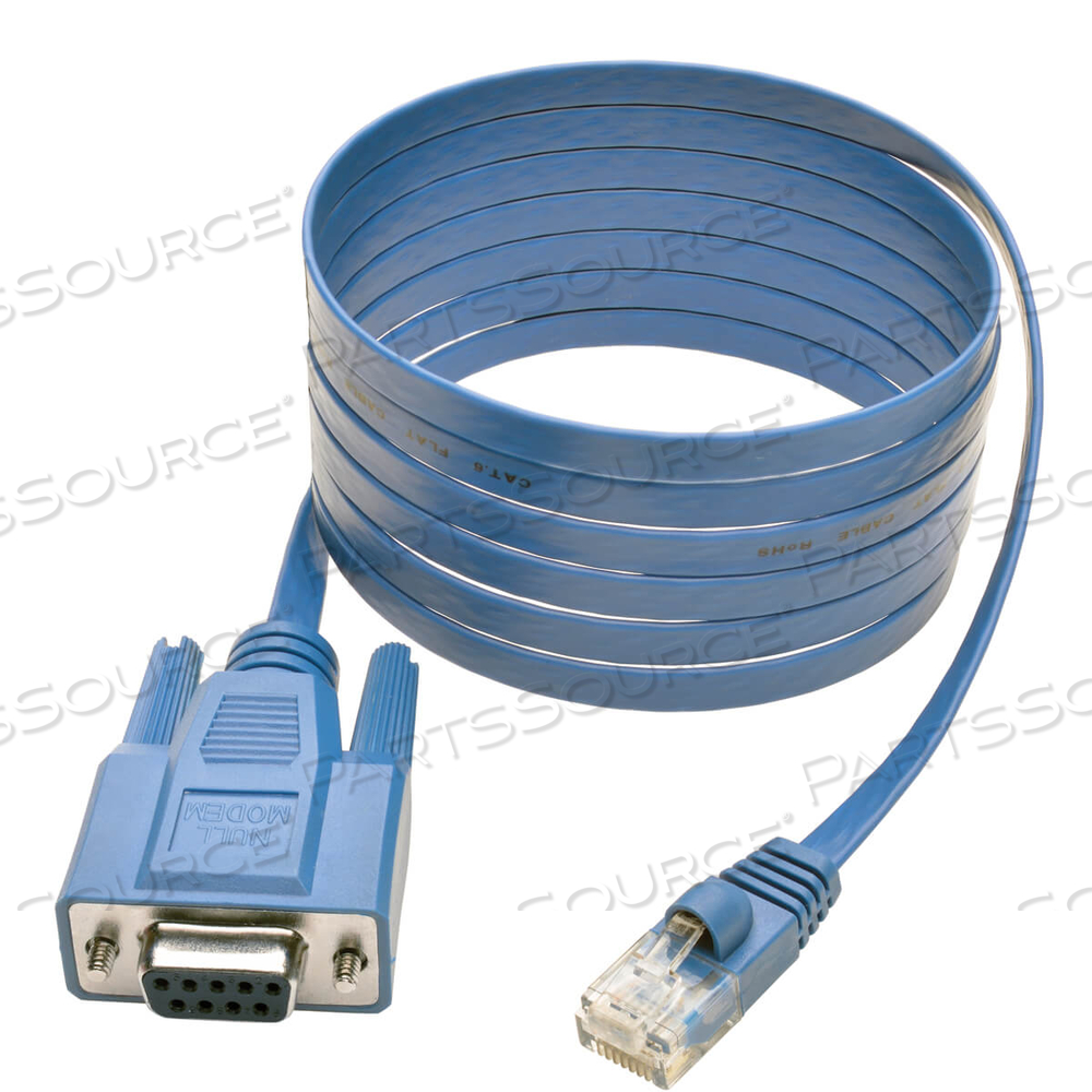 RJ45 TO DB9F CISCO SERIAL CONSOLE PORT ROLLOVER CABLE 6' 6FT by Tripp Lite RJ45 TO DB9F CISCO SERIAL CONSOLE PORT ROLLOVER CABLE 6' 6FT by Tripp Lite