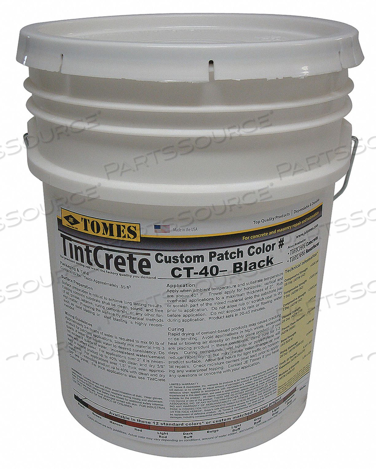 CONCRETE PATCH AND REPAIR 50 LB. PAIL by Tintcrete