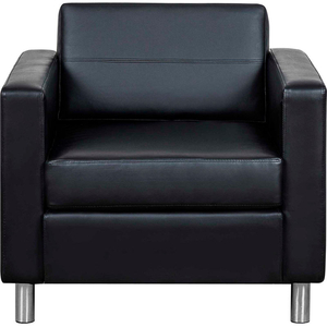 INTERION ANTIMICROBIAL UPHOLSTERED LEATHER CLUB CHAIR, BLACK by Global Seating Solutions LLC INTERION ANTIMICROBIAL UPHOLSTERED LEATHER CLUB CHAIR, BLACK by Global Seating Solutions LLC