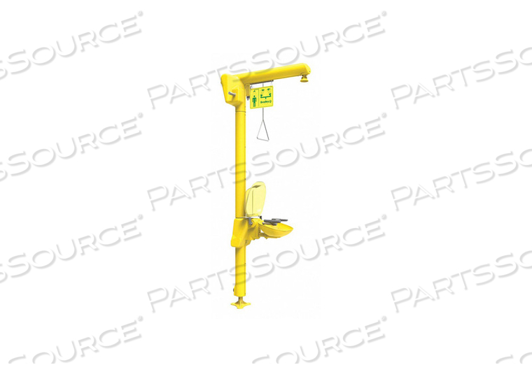 HALO HEAT TRACE SHOWER & EYE/FACE WASH, TOP SUPPLY by Bradley Corporation HALO HEAT TRACE SHOWER & EYE/FACE WASH, TOP SUPPLY by Bradley Corporation