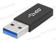 AXIOM, USB ADAPTER, USB TYPE A (M) TO USB-C (F), USB 3.0, MOLDED by Axiom