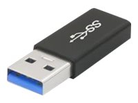 AXIOM, USB ADAPTER, USB TYPE A (M) TO USB-C (F), USB 3.0, MOLDED by Axiom