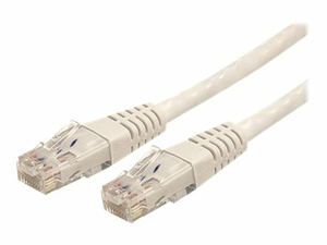3FT 24 AWG CAT6 MOLDED UNSHIELDED ETHERNET NETWORK PATCH CABLE - WHITE by StarTech.com Ltd.