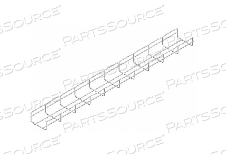 WIRE MESH CABLE TRAY 4X2IN 10 FT by Cablofil WIRE MESH CABLE TRAY 4X2IN 10 FT by Cablofil