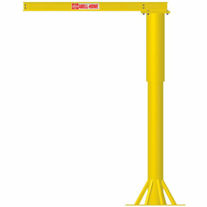 BASE MOUNTED LIGHT DUTY JIB CRANE FOUNDATIONLESS 500 LB. CAPACITY by Abell-Howe Company BASE MOUNTED LIGHT DUTY JIB CRANE FOUNDATIONLESS 500 LB. CAPACITY by Abell-Howe Company