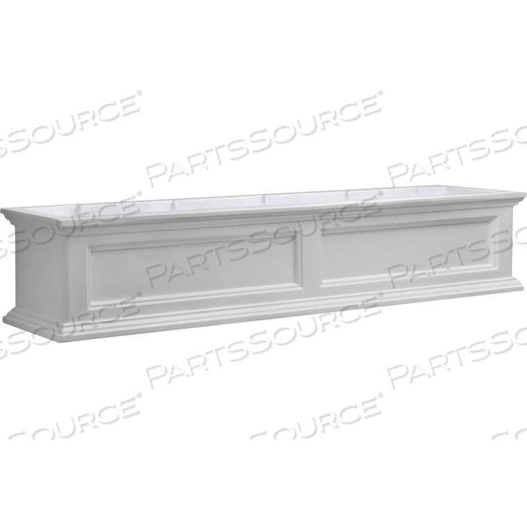 FAIRFIELD 5-FT. WINDOW BOX PLANTER, WHITE by Mayne Mail Post Inc FAIRFIELD 5-FT. WINDOW BOX PLANTER, WHITE by Mayne Mail Post Inc