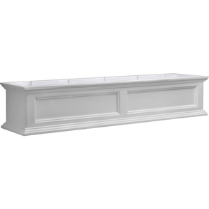 FAIRFIELD 5-FT. WINDOW BOX PLANTER, WHITE by Mayne Mail Post Inc