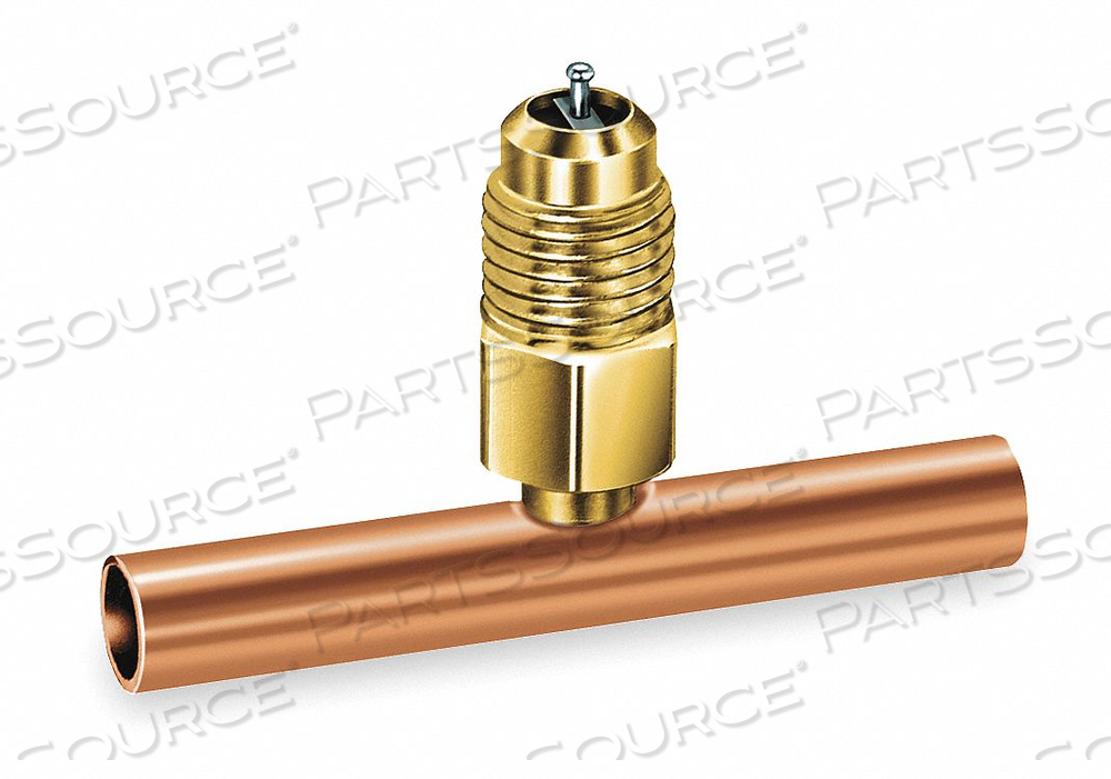 1/4 ACCESS VALVE TEE BRASS/COPPER by JB Industries 1/4 ACCESS VALVE TEE BRASS/COPPER by JB Industries