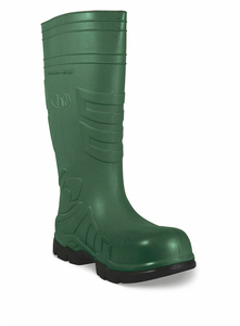 RUBBER BOOT MEN'S 7 KNEE GREEN PR by Talon Trax