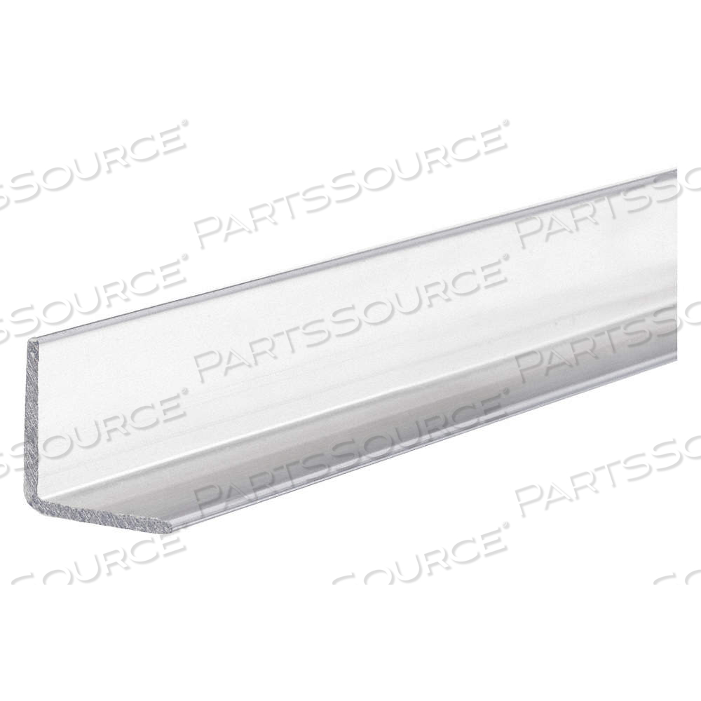 ANGLE STOCK, 3 FT PLASTIC LG, 1/2 IN X 1/2 IN, 0.05 IN PLASTIC THICK, 90° DEGREE OF BEND, GRAY by Approved Vendor