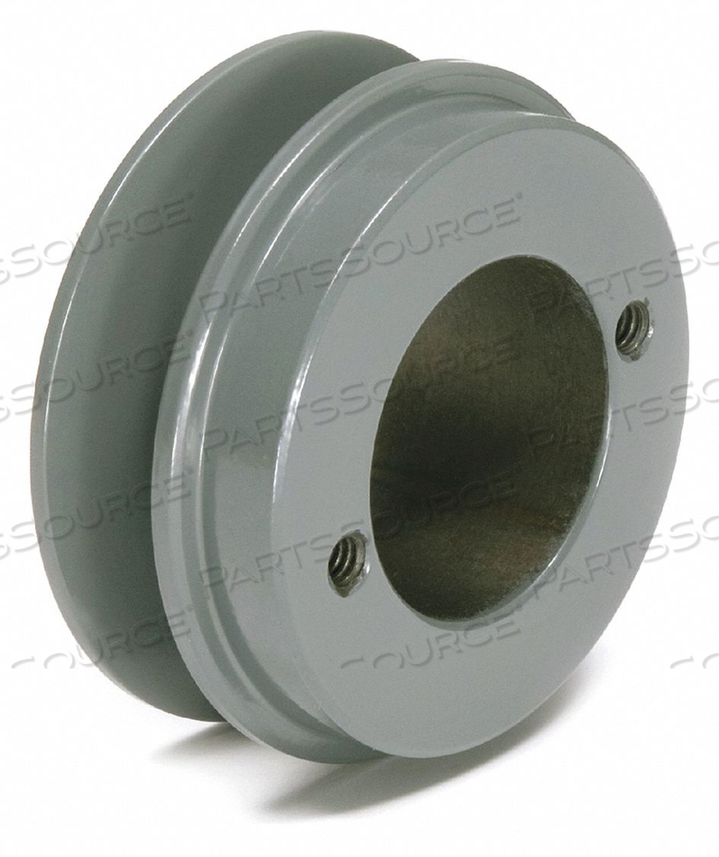 STANDARD V-BELT PULLEY, BUSHED BORE, 1 GROOVE, 4.25 IN OD, H/QT FOR BUSHING SIZE by TB Wood's