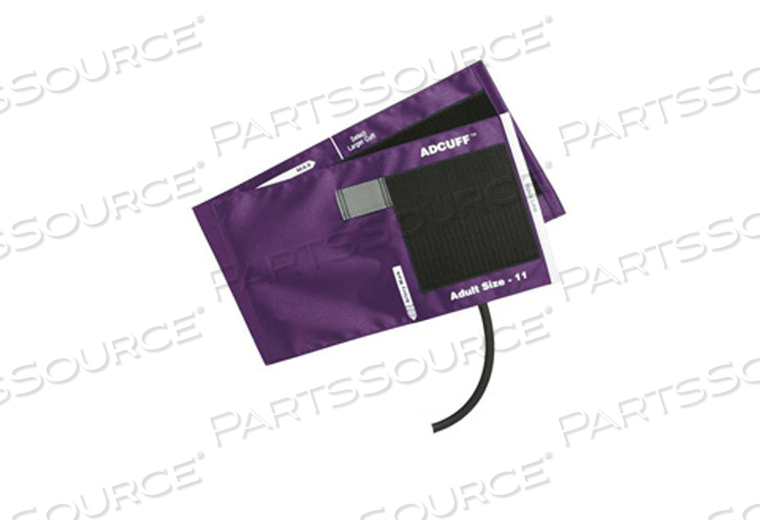 REUSABLE BLOOD PRESSURE CUFF, NYLON, PURPLE, ADULT PATIENT, 23 TO 40 CM CUFF, 1-TUBE, ARM TARGET by American Diagnostic Corporation (ADC)