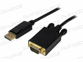 3FT DISPLAYPORT TO VGA CABLE - ACTIVE by StarTech.com Ltd.