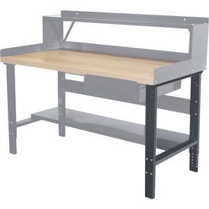 WORKBENCH ADJUSTABLE LEG, 24"D by Hallowell