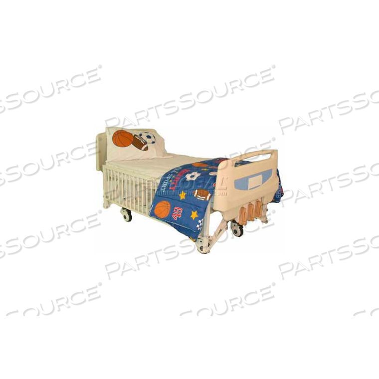 YOUTH BED, ELECTRIC, 5" CASTERS, 4 IV HOOKS 