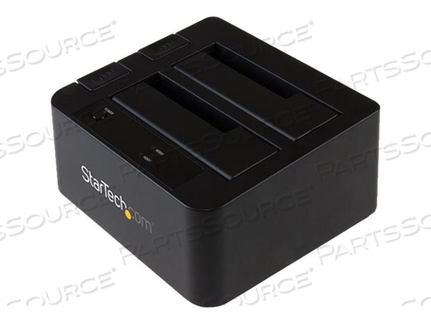 DUAL-BAY HARD DRIVE DOCK FOR 2.5 / 3.5 SATA DRIVES, SATA III (6.0 GBPS) HDD/SSD by StarTech.com Ltd. DUAL-BAY HARD DRIVE DOCK FOR 2.5 / 3.5 SATA DRIVES, SATA III (6.0 GBPS) HDD/SSD by StarTech.com Ltd.