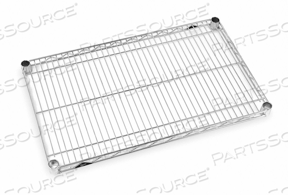 WIRE SHELF 30 W 24 D SS PK5 by Intermetro Industries (Emerson)