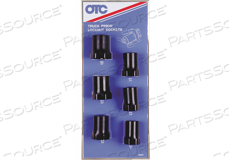 LOCKNUT SOCKET SET SAE 3/4 IN DR 6 PC by OTC
