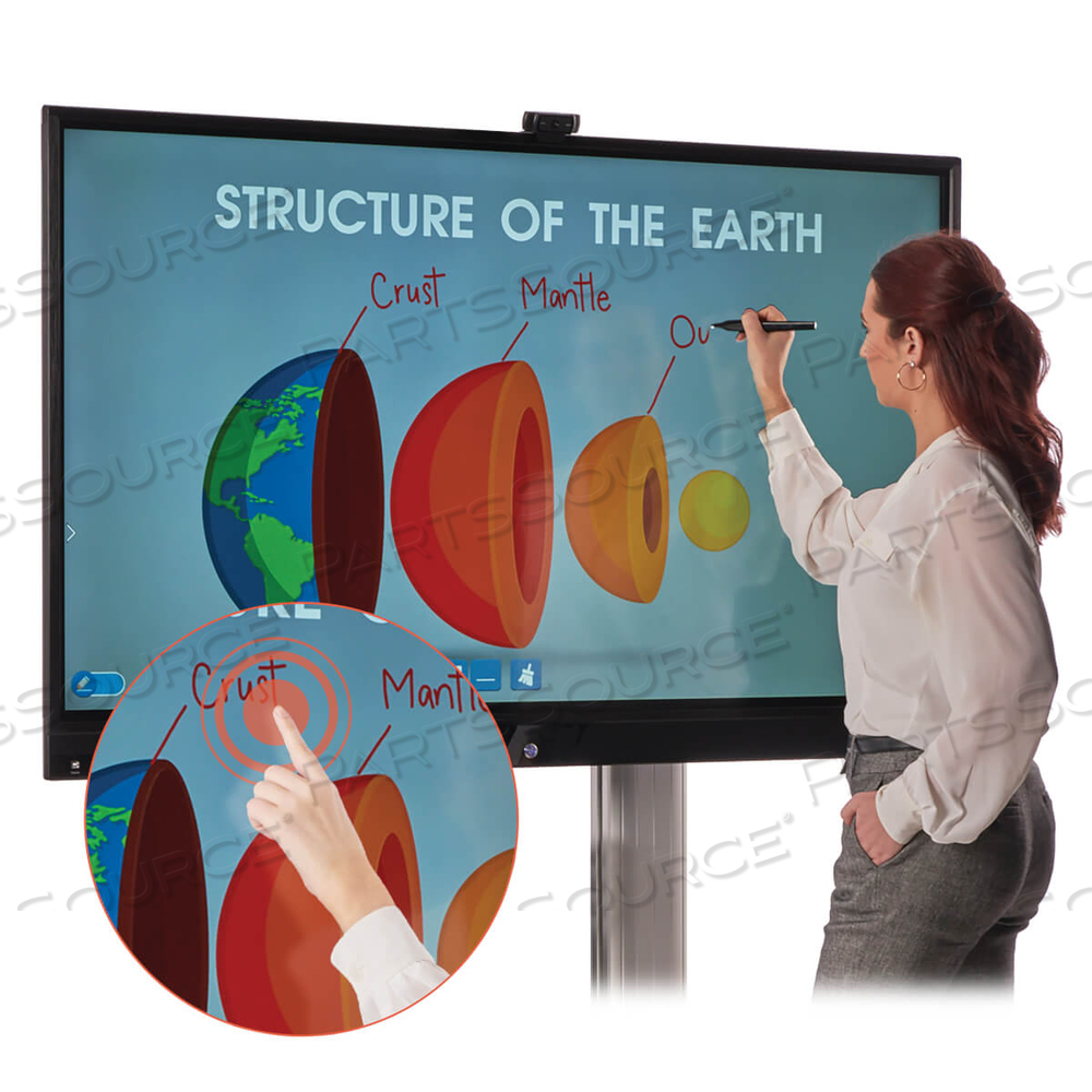 INTERACTIVE FLAT-PANEL TOUCHSCREEN DISPLAY WITH PC 4K 60HZ 65IN by Tripp Lite