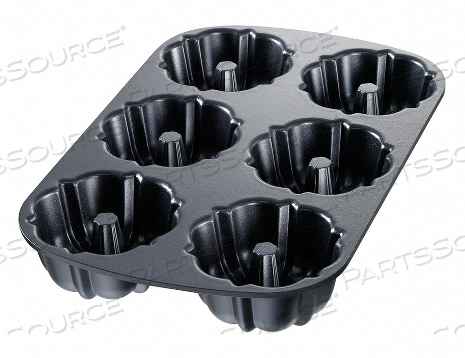 CAKE PAN 4 INCH 6 MOLDS by Chicago Metallic CAKE PAN 4 INCH 6 MOLDS by Chicago Metallic