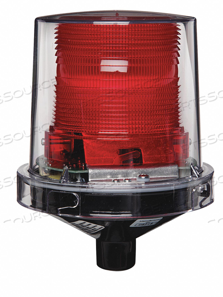 FLASHING LED LIGHT, HAZARDOUS LOCATION, 120-240VAC RED by Federal Signal FLASHING LED LIGHT, HAZARDOUS LOCATION, 120-240VAC RED by Federal Signal