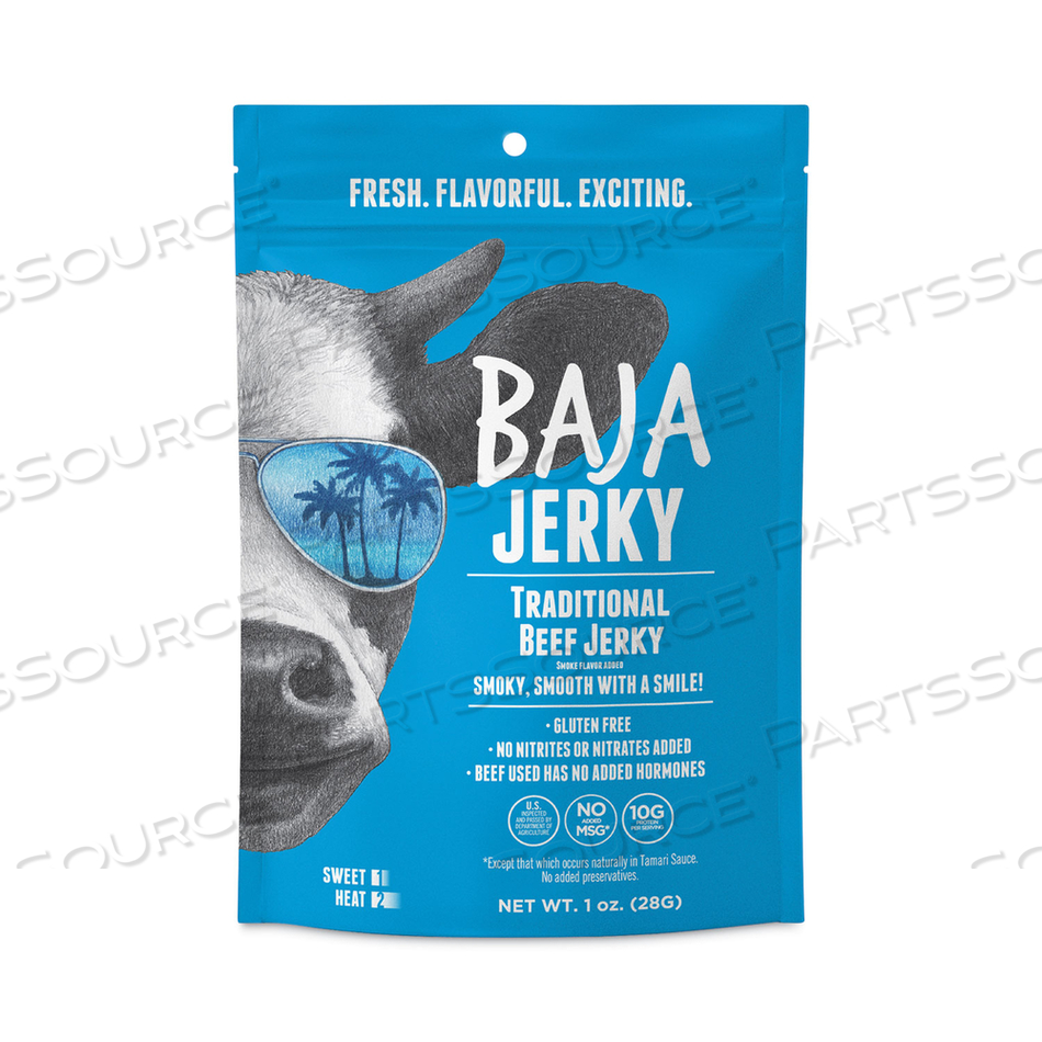 TRADITIONAL JERKY, 1 OZ BAGS, 10/PACK 