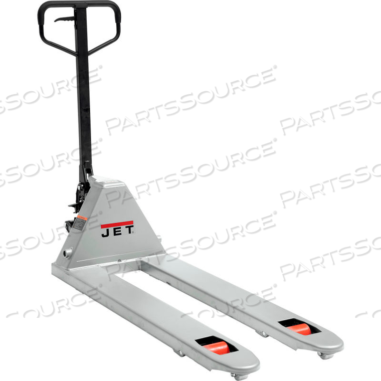 J SERIES PALLET JACK TRUCK - 48"L X 20-1/2"W - 5500 LB. CAPACITY by Jet J SERIES PALLET JACK TRUCK - 48"L X 20-1/2"W - 5500 LB. CAPACITY by Jet