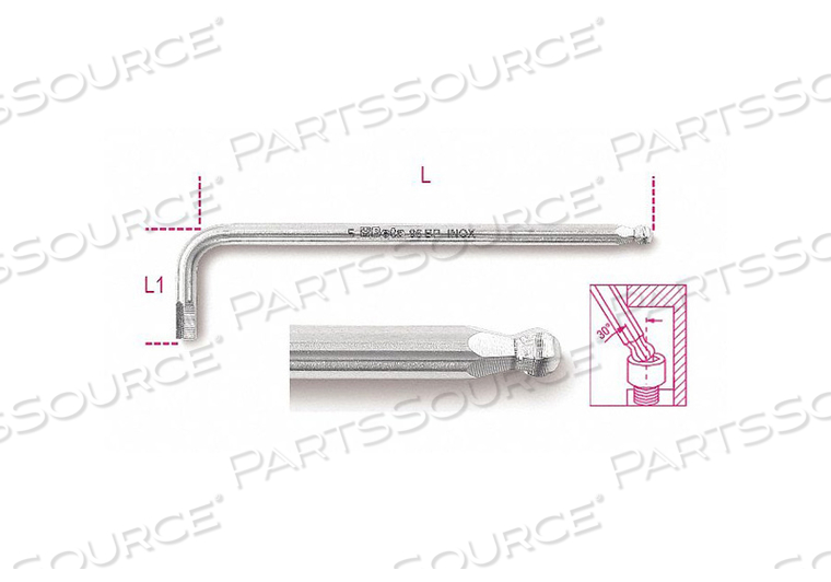 BALL END HEX KEY TIP SIZE 5/16 IN. by Beta