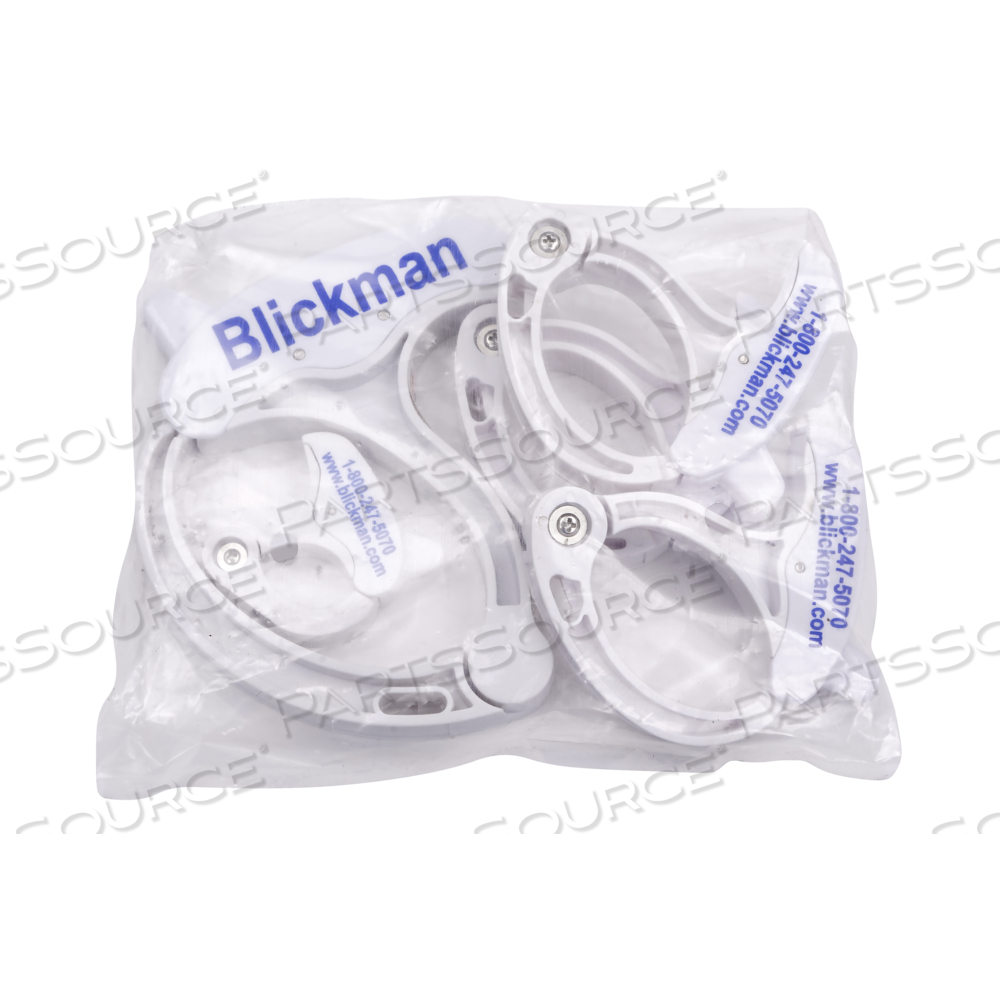 CLAMP, NEZZIE HOSE MGMT SYSTEM INCLUDES 5 CLAMPS IN KIT, 1 LARGE, 3 MEDIUM,Á1 SMALL by Blickman