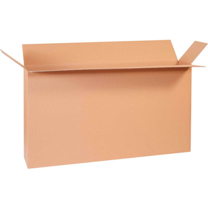 SIDE LOADING CARDBOARD CORRUGATED BOXES 54" X 8" X 28" 275#/ECT-44 by Box Packaging Inc