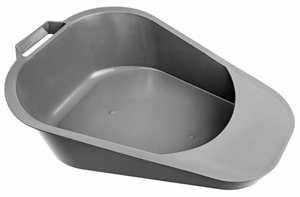 FRACTURE BEDPAN GRAY 34 OZ. / 1006 ML (50 PER CASE) by McKesson