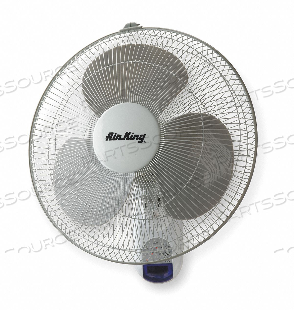 WALL MOUNT FAN 3 SPEEDS 16 BLADE DIA by Air king America, LLC