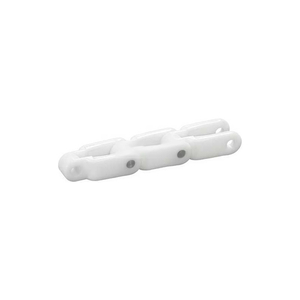 HABACHAIN, 601, CASE CONVEYOR CHAIN, OPEN TOP, RADIUS, HD, ACETAL WHITE, 20'L, 1.69"W by Habasit America Inc