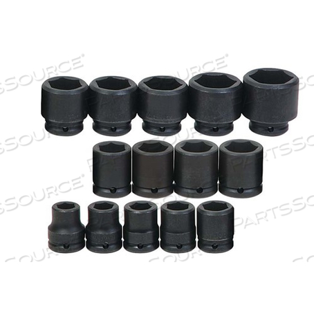 IMPACT SOCKET SET 3/4 D 6PT 10 PCS. SAE by Snap-on Incorporated