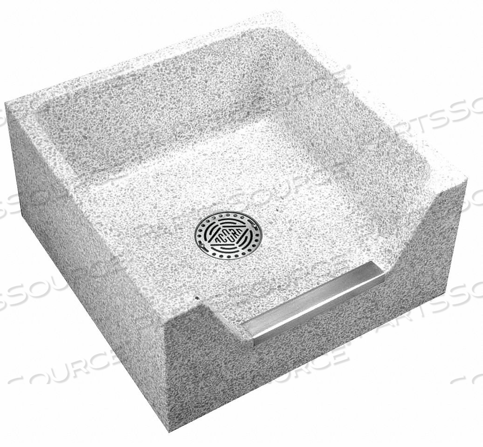 MOP SINK MARBLE WITHOUT FAUCET FLOOR by Terrazzo-Ware MOP SINK MARBLE WITHOUT FAUCET FLOOR by Terrazzo-Ware