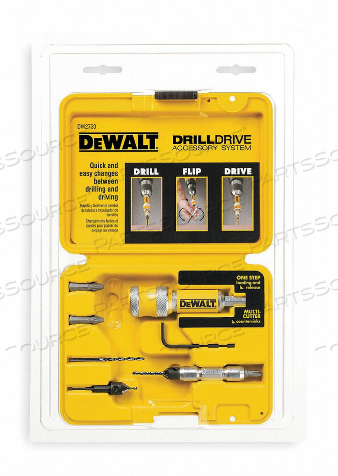 QUICK CHANGE DRILL/DRIVE SET, 8 PIECES by DeWalt