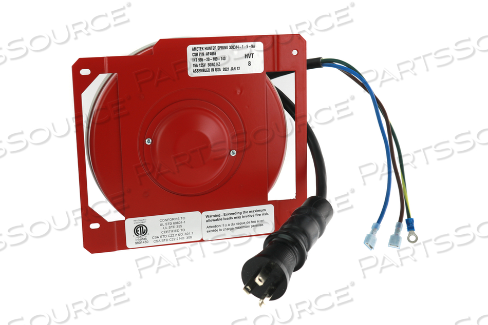 CORD REEL ASSEMBLY WITH TAPE by Carestream Health, Inc.