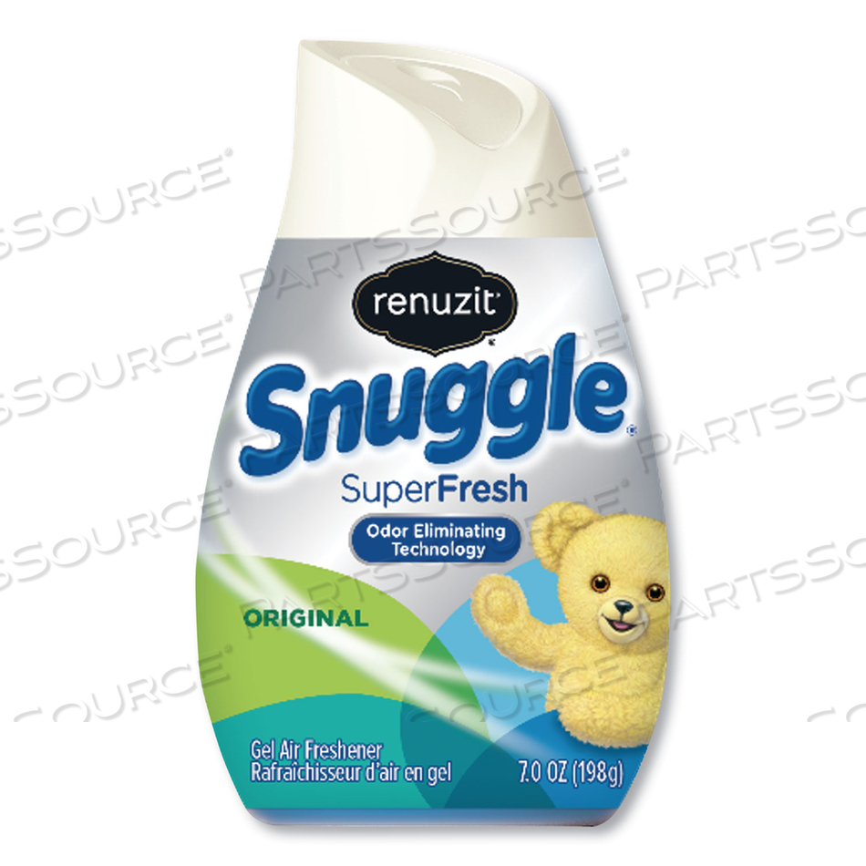 ADJUSTABLES AIR FRESHENER, SNUGGLE SUPERFRESH SCENT, 7 OZ SOLID, 12/CARTON 