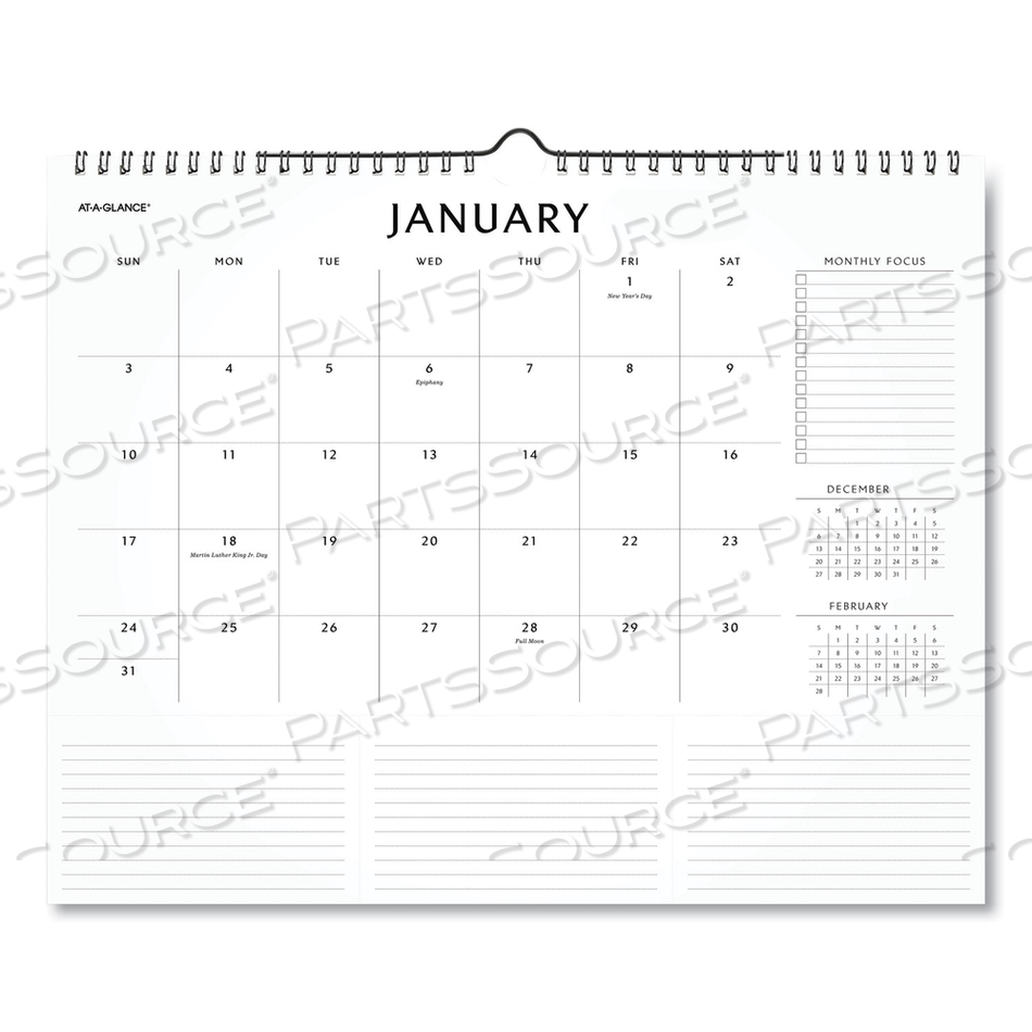 ELEVATION WALL CALENDAR, ELEVATION FOCUS FORMATTING, 15 X 12, WHITE SHEETS, 12-MONTH (JAN TO DEC): 2023 