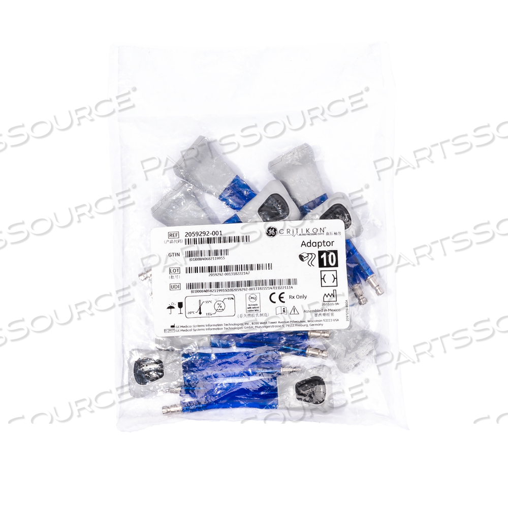 2 MALE BAYONET TO DINACLICK FEMALE RECEPTACLE ADAPTER 