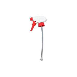 TRIGGER SPRAYER, RED ON WHITE, 8.125" TUBE, 24 SPRAYERS by S.P. Richards Company